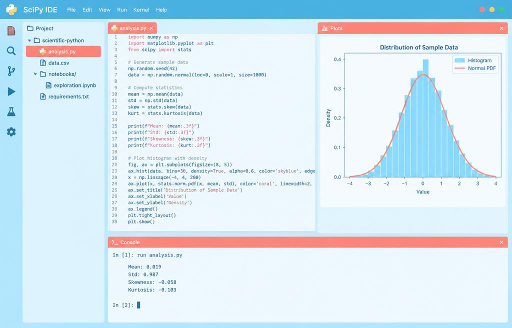 Python with Spyder